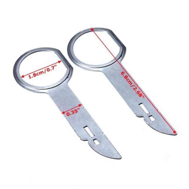 4 Piece Special Disassembly - Head Unit Extraction Release Keys - Image 4