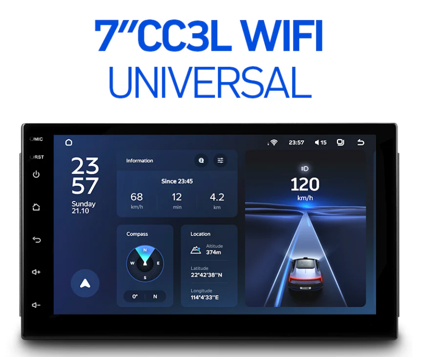 7" Universal CC3L WIFI for Mazda, Almera, Toyota, Volkswagen, Nissan, Kia, Qashqai & Peugeot - Image 3