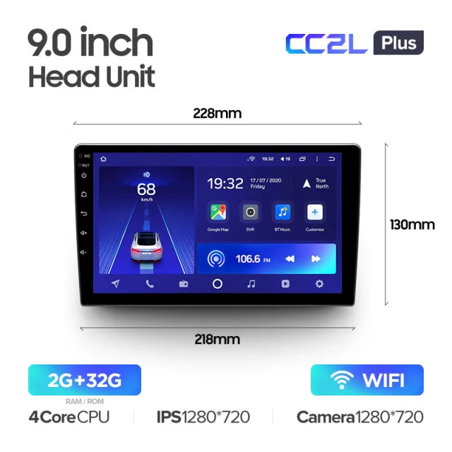 9" & 10.2" CC2L Plus Universal DIN2 - Image 3