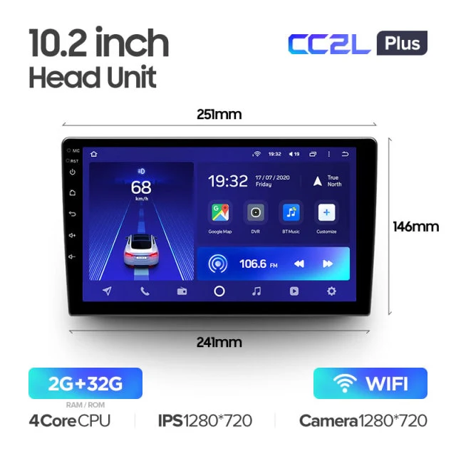 9" & 10.2" CC2L Plus Universal DIN2 - Image 6