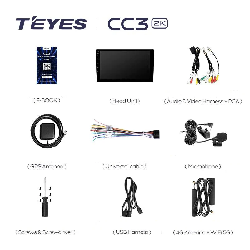 9" & 10.2" Universal DIN0 Split System CC3 2K - Image 2