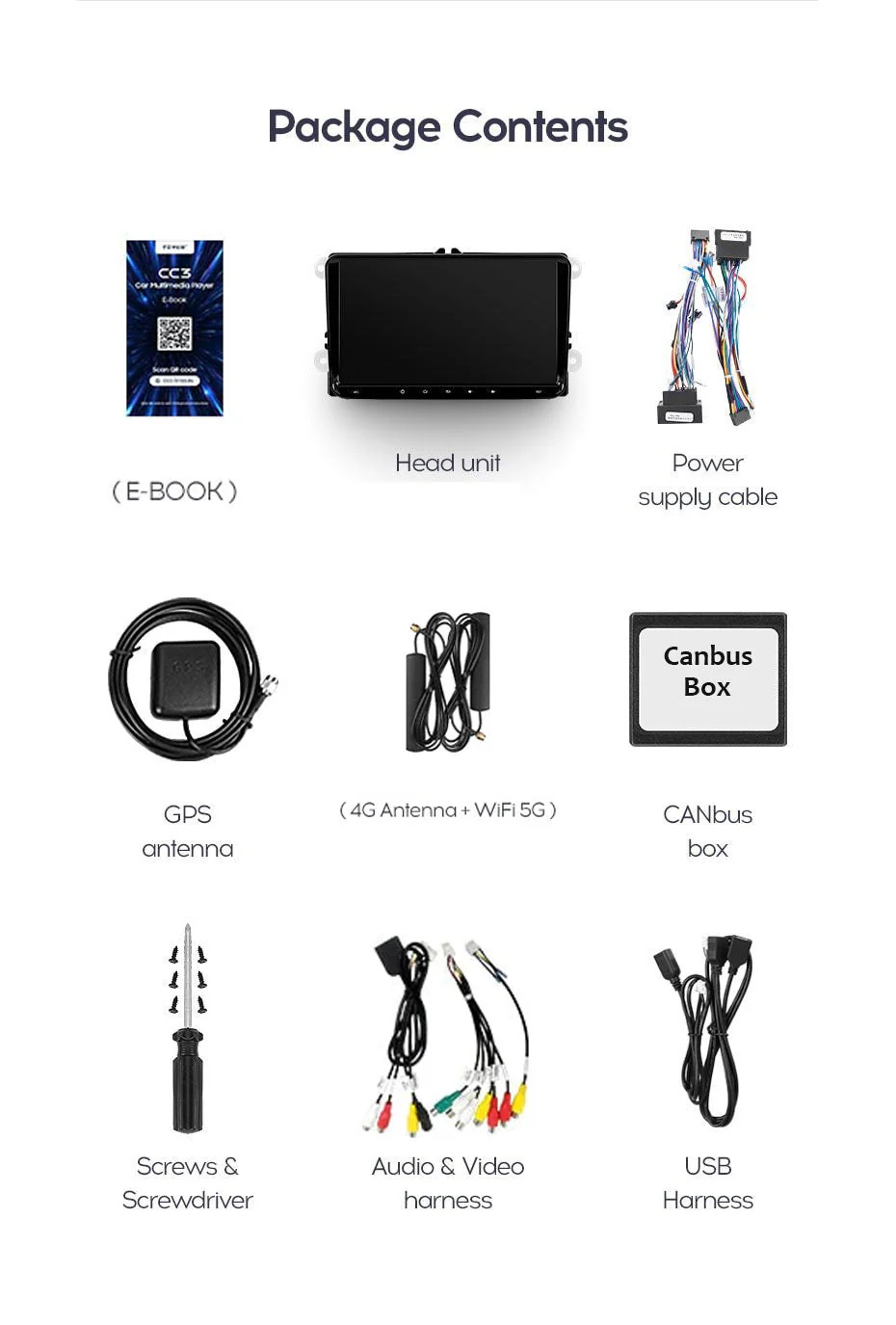 9" Universal CC3L WIFI for Volkswagen & Skoda - Image 3