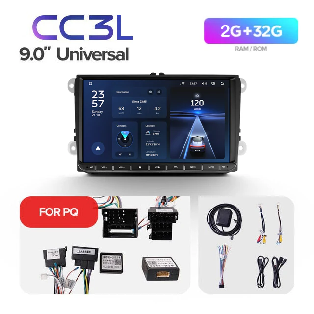 9" Universal CC3L WIFI for Volkswagen & Skoda - Image 4