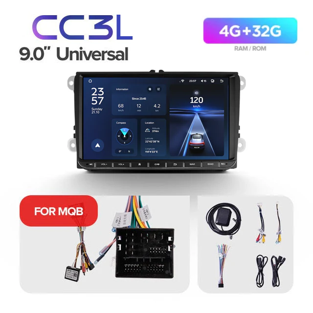 9" Universal CC3L WIFI for Volkswagen & Skoda - Image 5