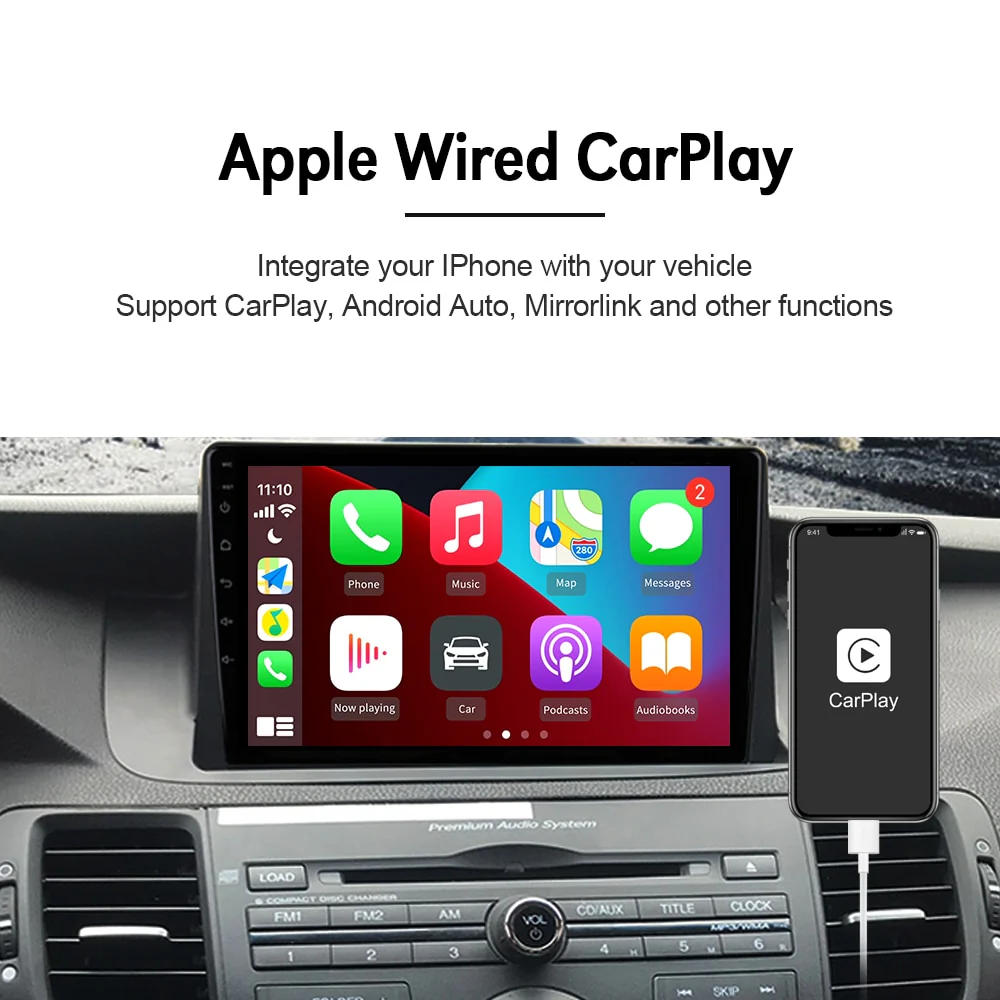 MirrorLink Android Auto Carplay Dongle Wired - Black - Image 5