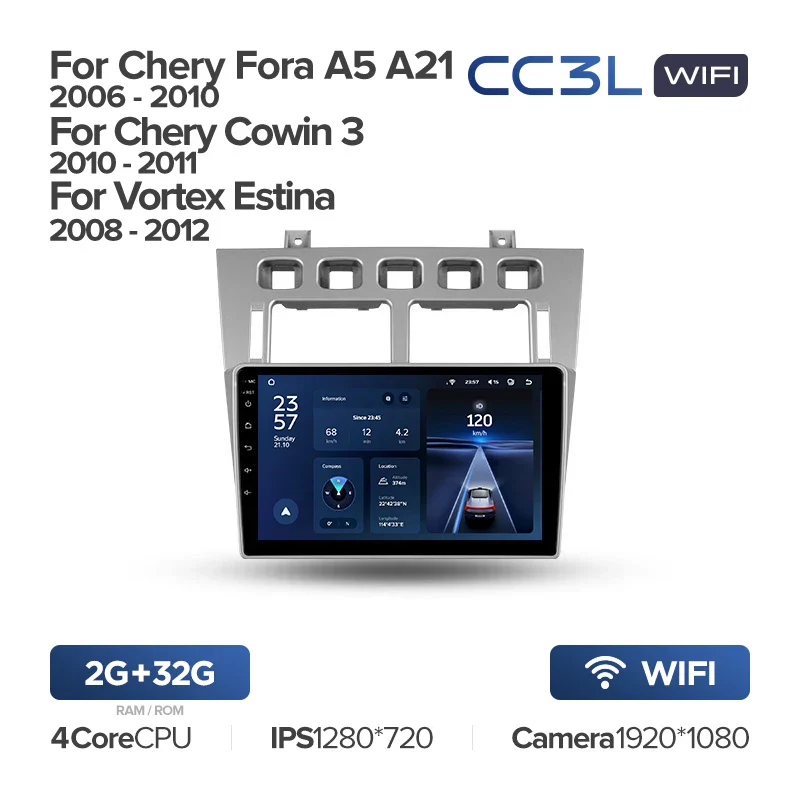 Chery Fora A5 A21 (2006-2010) / Cowin 3 A21 (2010-2011) / Vortex Estina (2008-2012) - Image 4