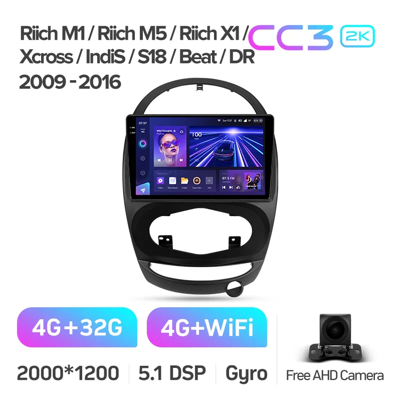 Chery Riich M1 Riich M5 Riich X1 Xcross IndiS S18 Beat DR (2009-2016) - Image 5