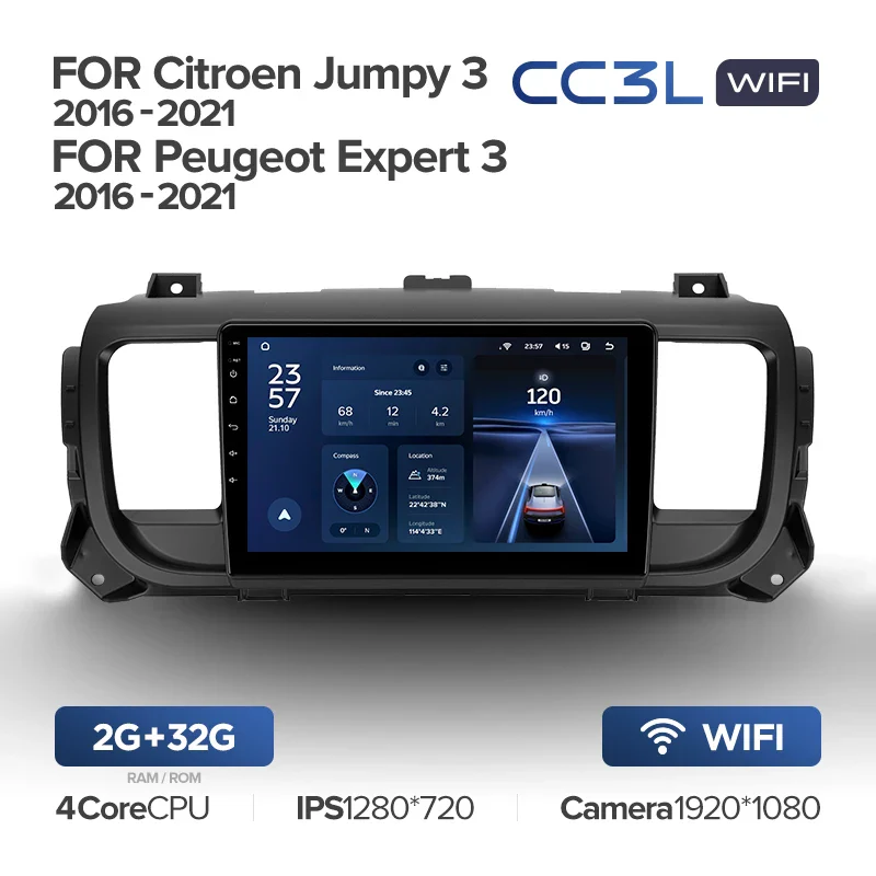Citroen Jumpy III 3 / SpaceTourer I 1 / Peugeot Expert III 3 / Peugeot Traveller (2016-2021) - Image 4