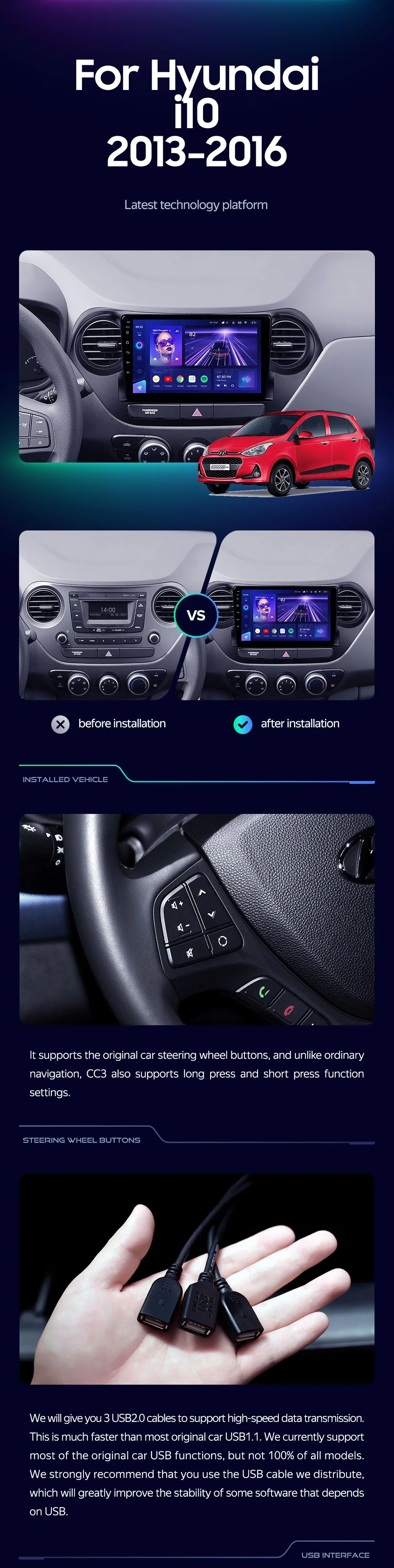 Hyundai i10 (2013-2016) Right Hand Drive - Image 3