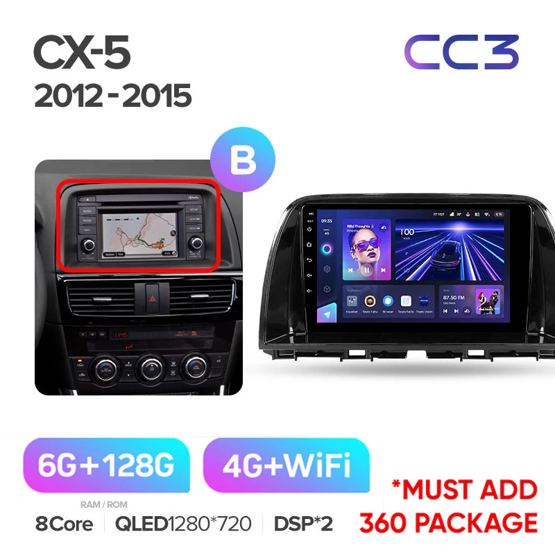 Mazda CX5 CX-5 CX 5 (2012-2015) 10.2 Inch Screen - Image 10