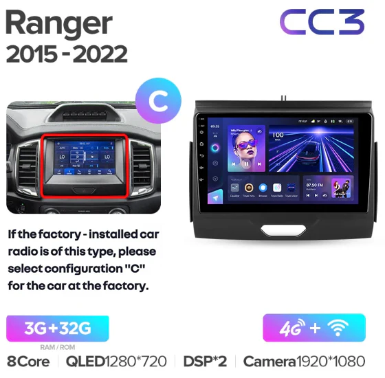 Ford Ranger P703 / PX2 Xii / Everest (2015-2022) - Image 10