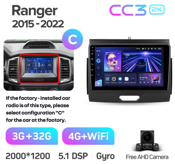 Ford Ranger P703 / PX2 Xii / Everest (2015-2022) - Image 12