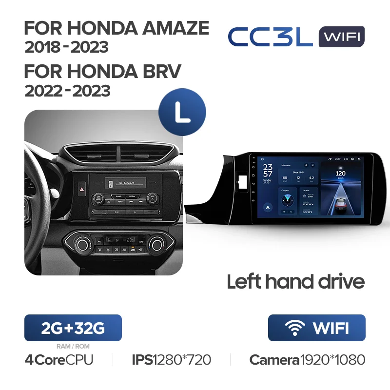 Honda Amaze (2018-2023) / Honda BRV (2022-2023) - Image 9