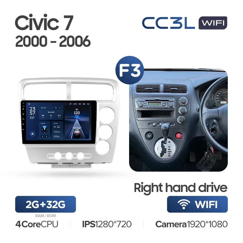 Honda Civic 7 LHD RHD (2000-2006) - Image 11