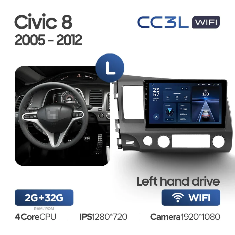 Honda Civic 8 (2005-2012) Left Hand Drive - Image 4