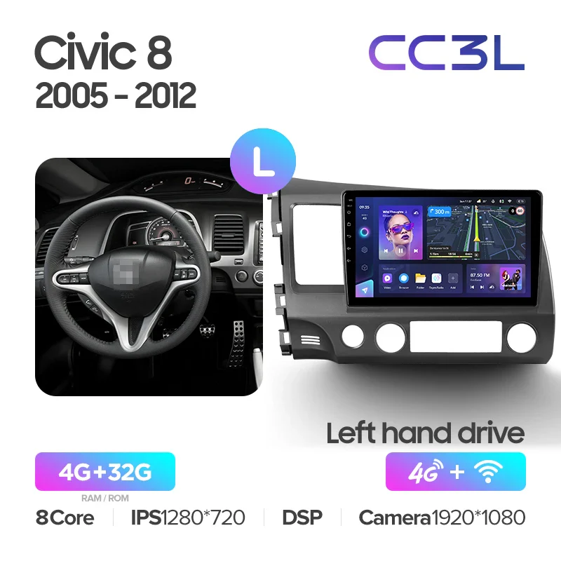Honda Civic 8 (2005-2012) Left Hand Drive - Image 5