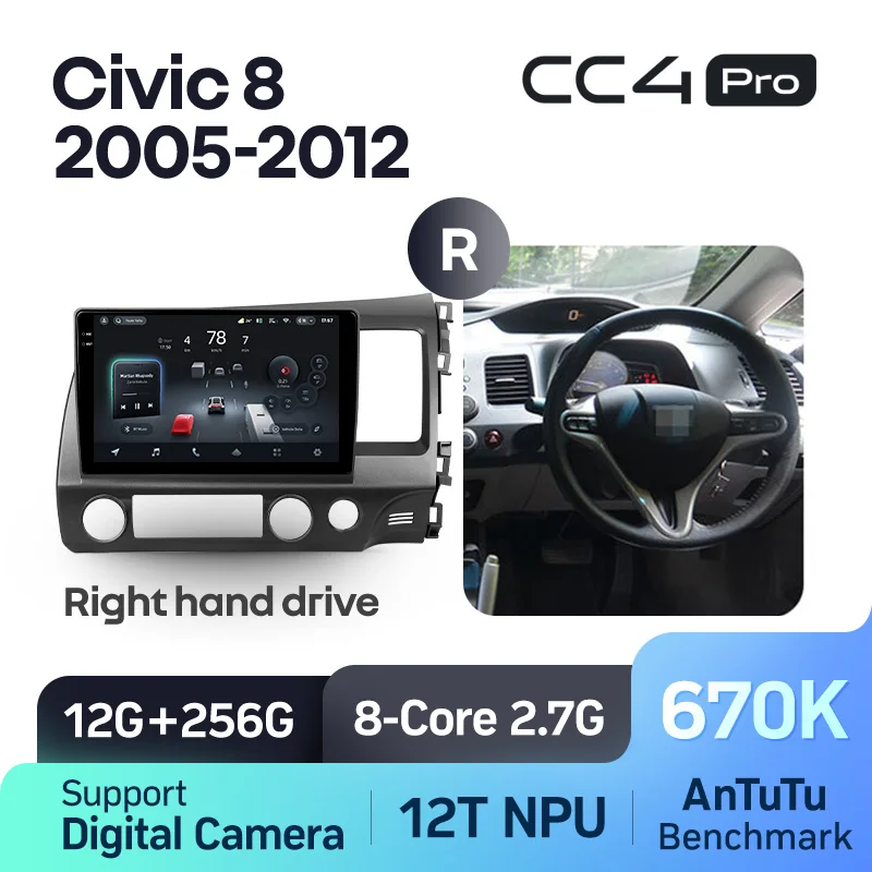 Honda Civic 8 FK FN (2005-2012) Right hand drive - Image 8