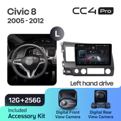 Honda Civic 8 FK FN FD (2005-2012) Left Hand Drive - Image 10