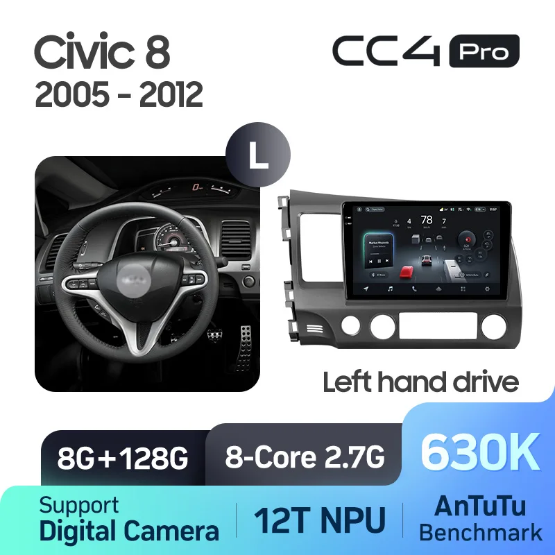 Honda Civic 8 FK FN FD (2005-2012) Left Hand Drive - Image 8