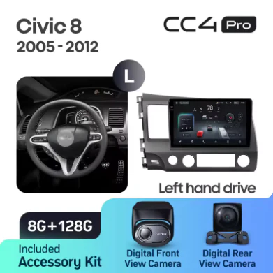 Honda Civic 8 FK FN FD (2005-2012) Left Hand Drive - Image 9