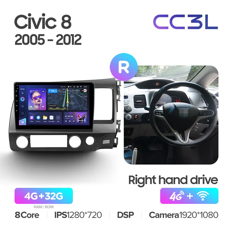 Honda Civic 8 FK FN FD (2005-2012) Right Hand Drive - Image 6
