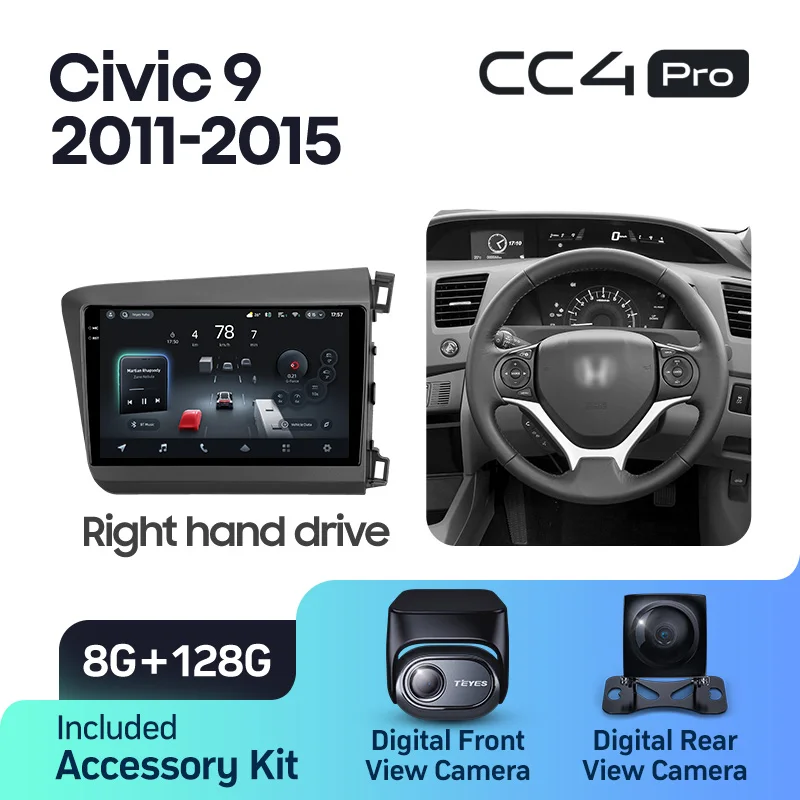 Honda Civic 9 FB FK FD (2011-2015) Right hand drive - Image 10