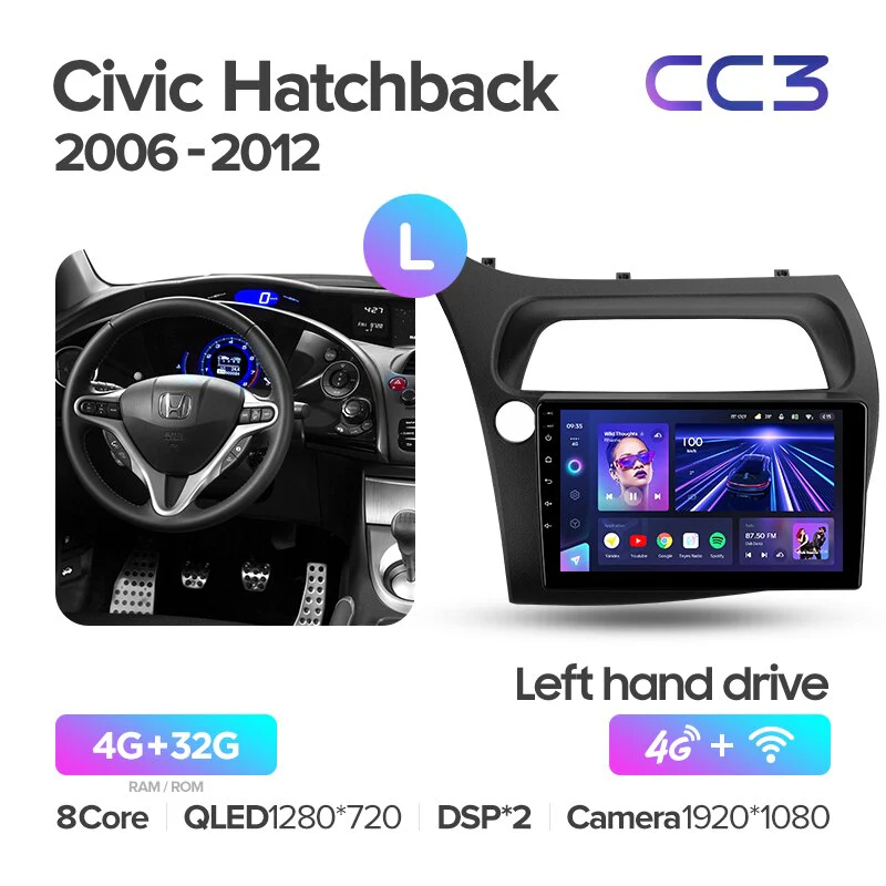 Honda Civic Hatchback (2006-2012) Left Hand Drive - Image 4