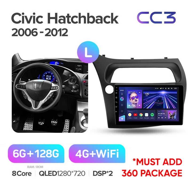 Honda Civic Hatchback (2006-2012) Left Hand Drive - Image 5