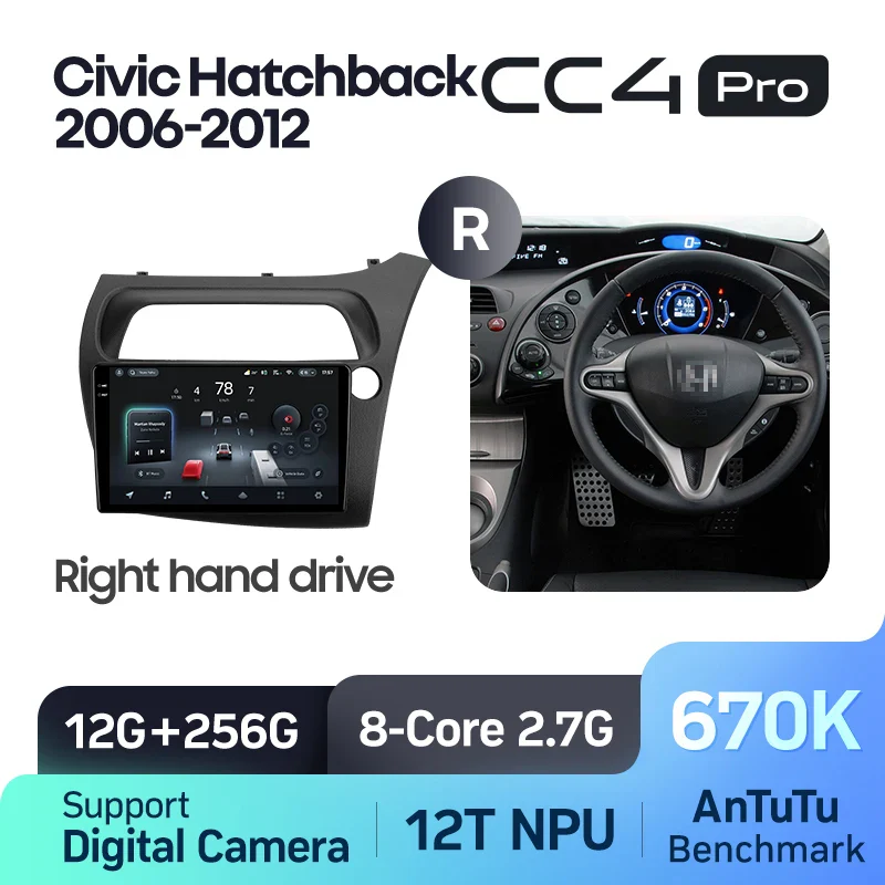 Honda Civic Hatchback (2006-2012) Right hand drive - Image 8