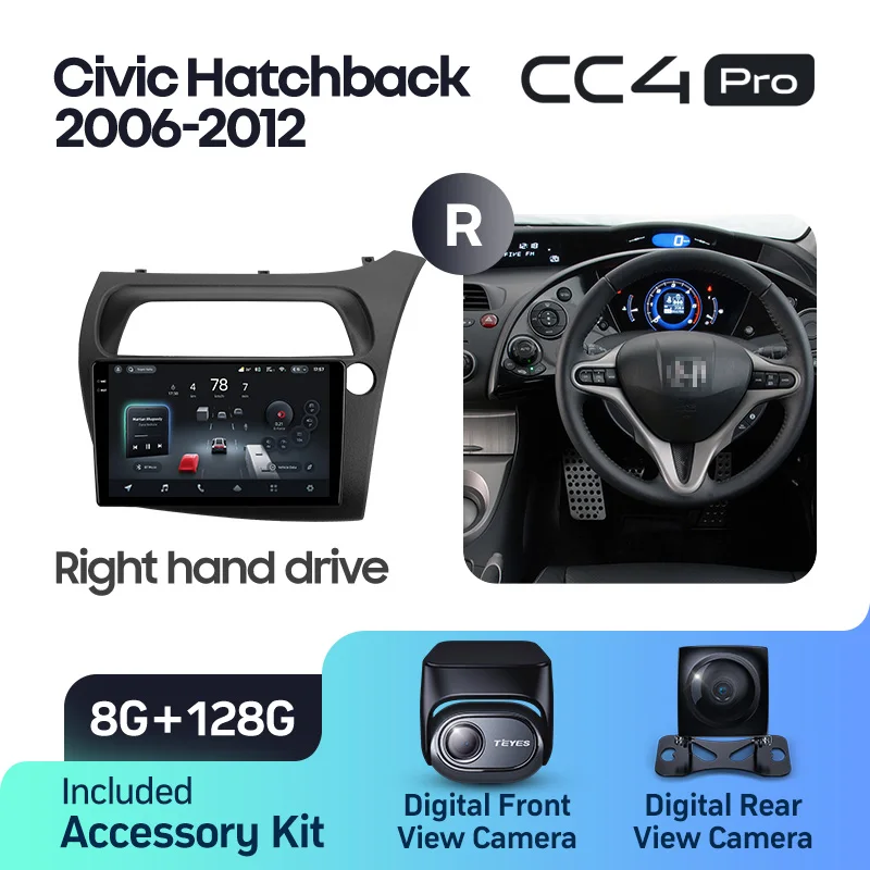 Honda Civic Hatchback (2006-2012) Right hand drive - Image 9