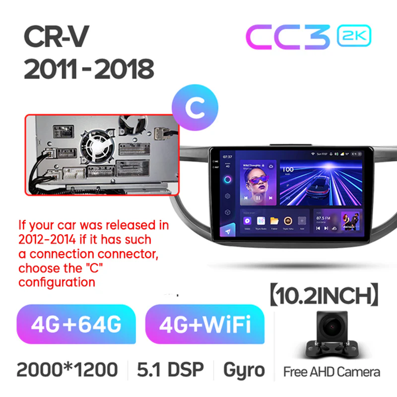Honda CR-V CRV 4 RM RE (2011-2018) 10.2" Screen - Image 18