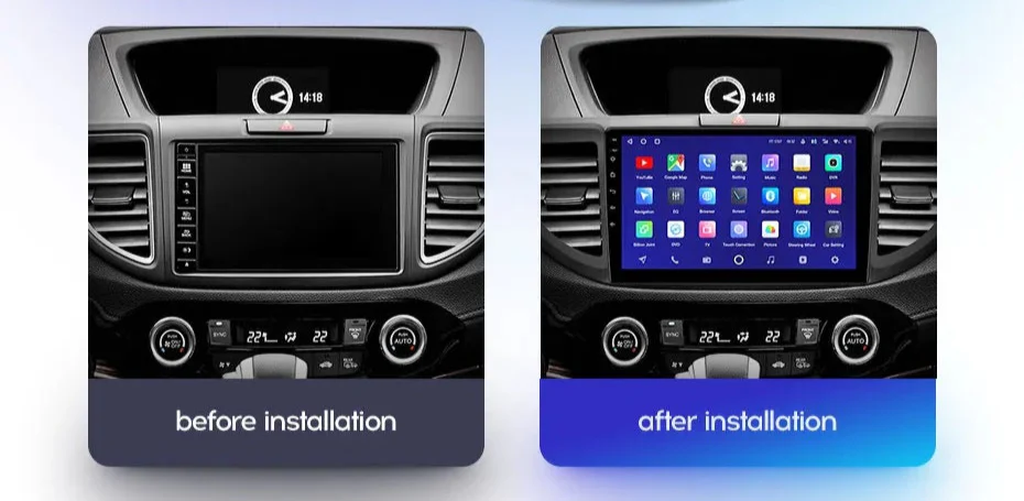 Honda CR-V CRV 4 RM RE (2011-2018) 9" Screen - Image 2