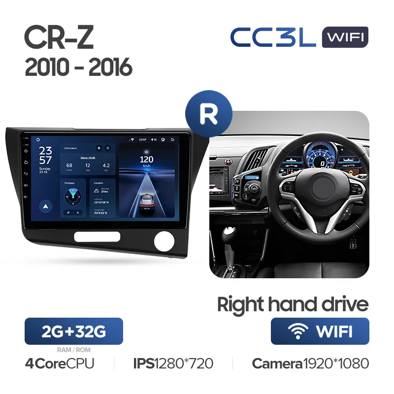 Honda CR-Z 1 CRZ (2010-2016) RHD & LHD - Image 4