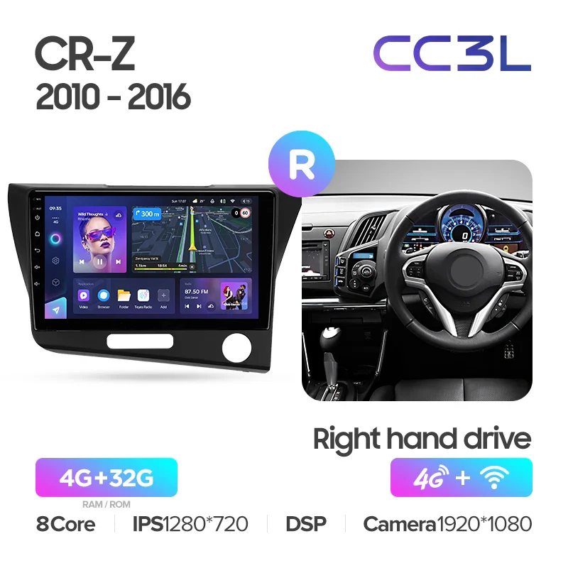 Honda CR-Z 1 CRZ (2010-2016) RHD & LHD - Image 5