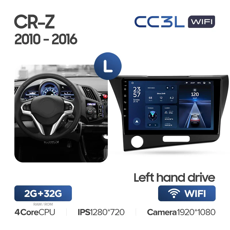 Honda CR-Z 1 CRZ (2010-2016) RHD & LHD - Image 7