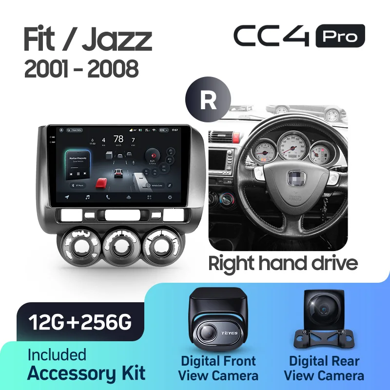 Honda Fit GD / Jazz GD (2001-2008) Right hand drive - Image 10