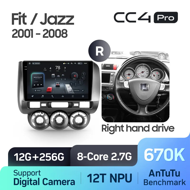 Honda Fit GD / Jazz GD (2001-2008) Right hand drive - Image 8