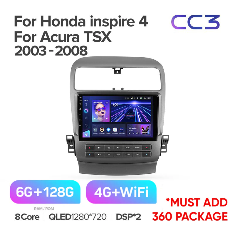 Honda inspire 4 (2003 - 2007) For Acura TSX (2003 - 2008) - Image 7