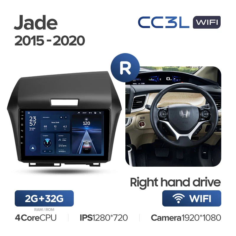 Honda Jade (2015-2020) Right hand drive - Image 9