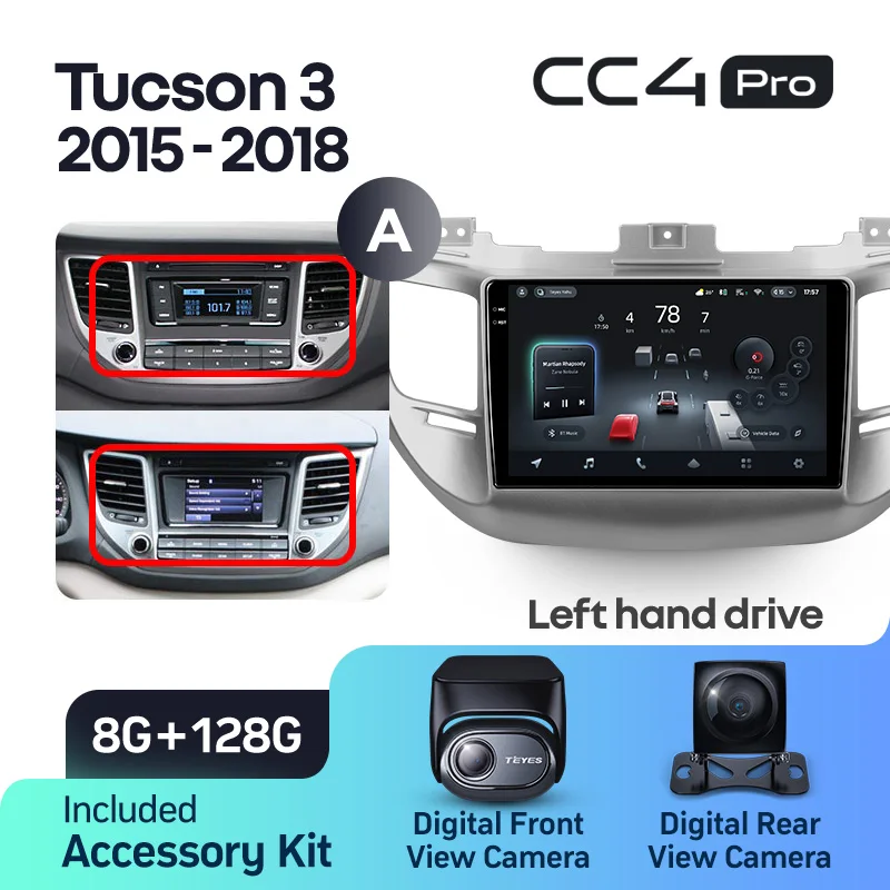Hyundai Tucson 3 (2015 -2018) Left Hand Drive - Image 14