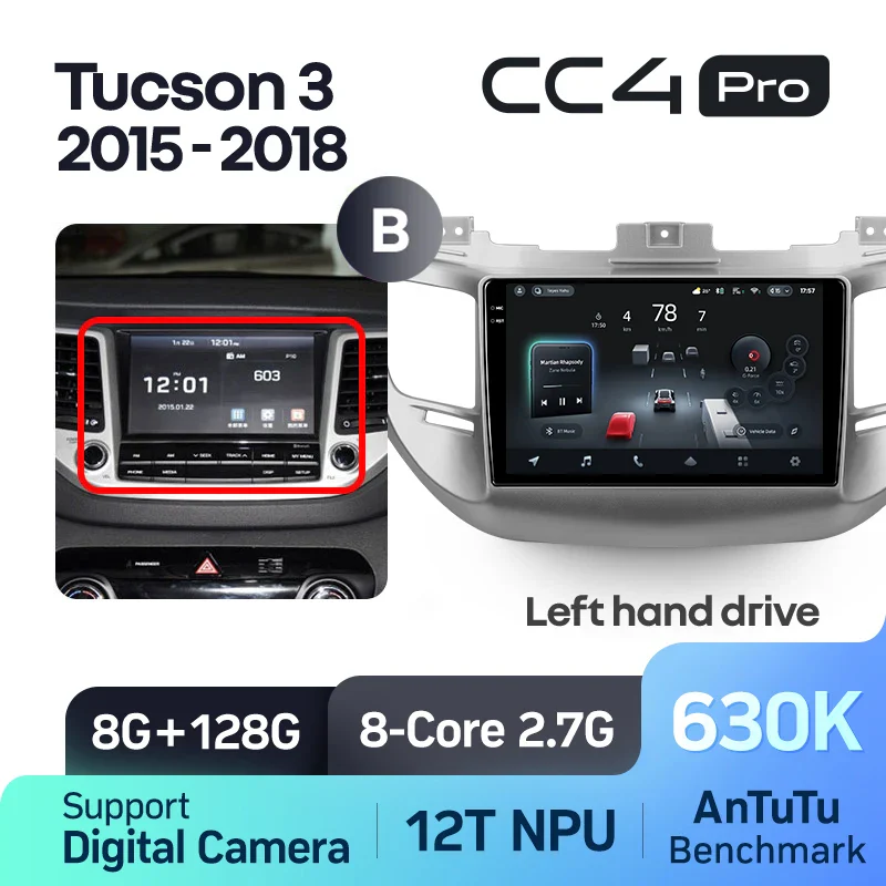 Hyundai Tucson 3 (2015 -2018) Left Hand Drive - Image 8