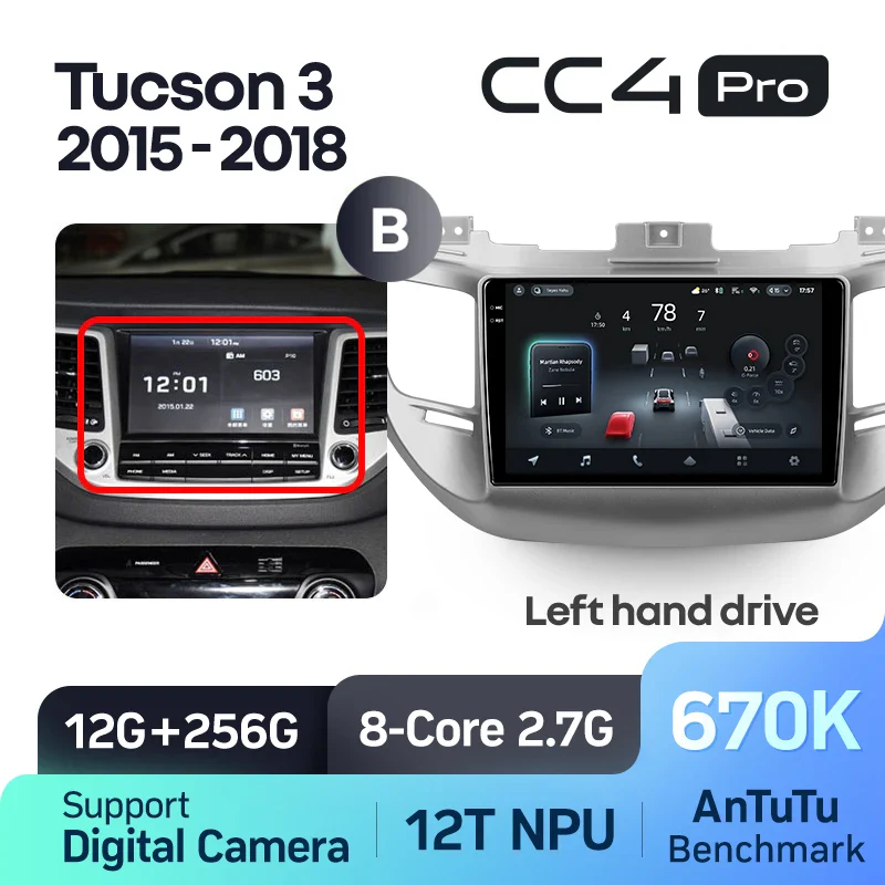 Hyundai Tucson 3 (2015 -2018) Left Hand Drive - Image 9