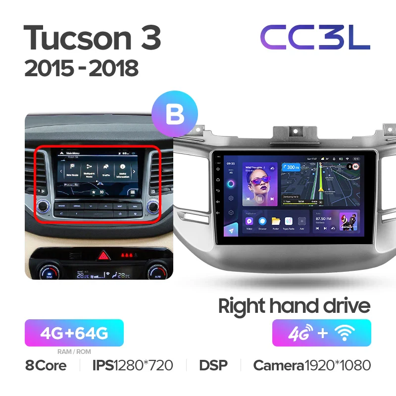 Hyundai Tucson 3 (2015-2018) Right hand drive - Image 10