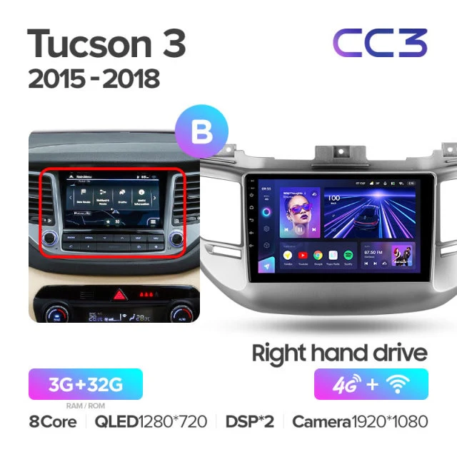 Hyundai Tucson 3 (2015-2018) Right Hand Drive - Image 8