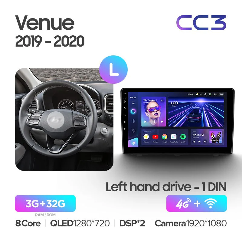 Hyundai Venue (2019-2020) Left Hand Drive - Image 3