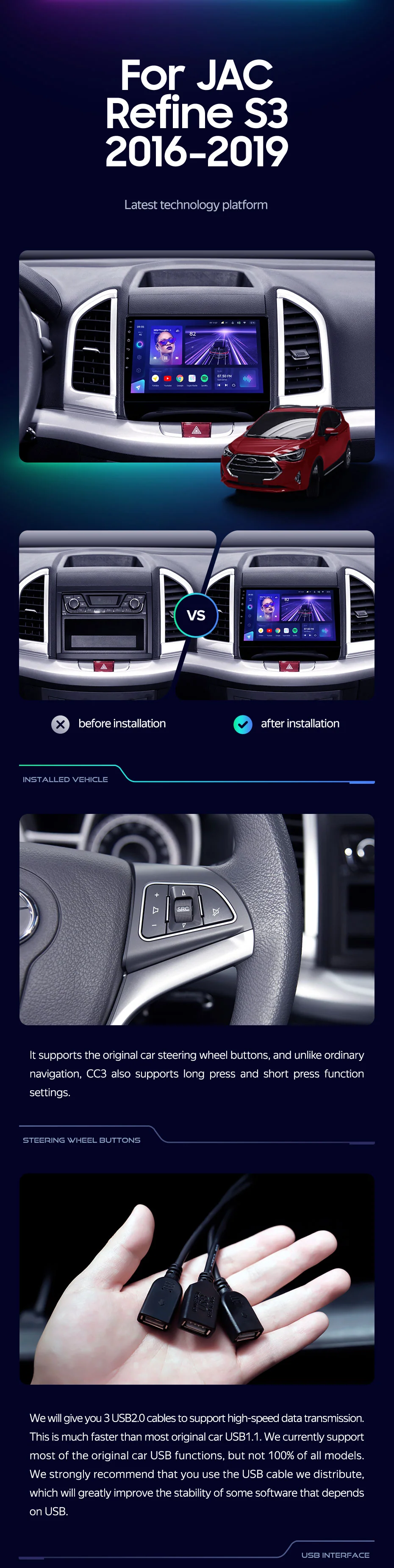 JAC Refine S3 (2016-2019) - Image 2