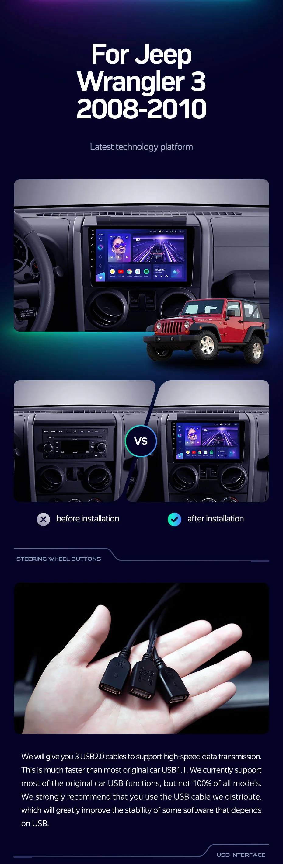 Jeep Wrangler 3 JK (2008-2010) - Image 3