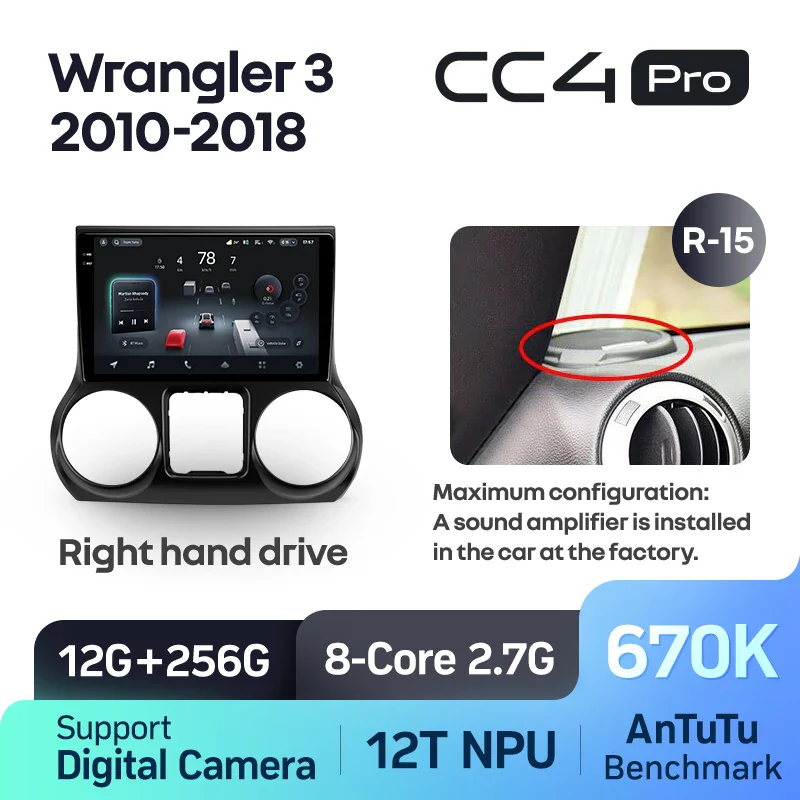 Jeep Wrangler 3 JK (2010-2018) Right hand drive - Image 14