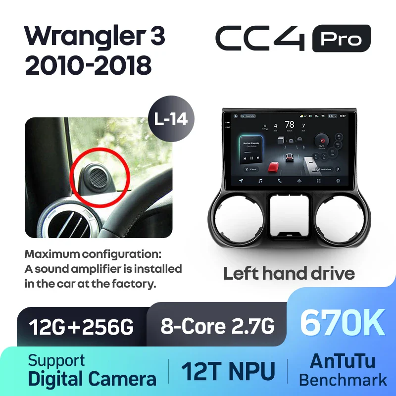 Jeep Wrangler 3 JK (2010-2018) Left Hand Drive - Image 12