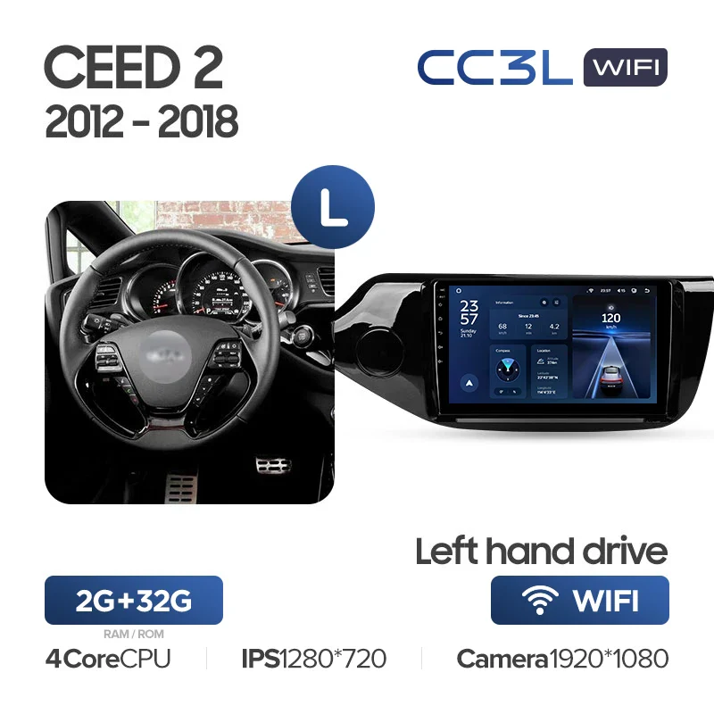 Kia Ceed Cee'd 2 JD (2012-2018) Left Hand Drive - Image 4